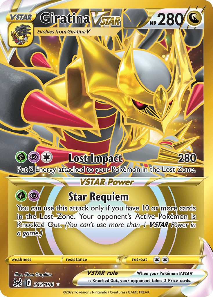Giratina VSTAR 212/196