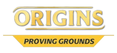 Origins Proving Grounds logotyp