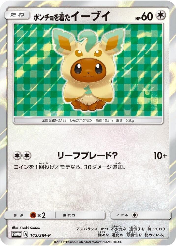 Poncho-wearing Eevee 142