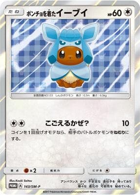 Poncho-wearing Eevee