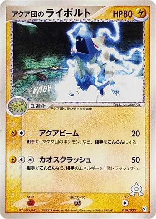 Team Aqua's Manectric 019/33